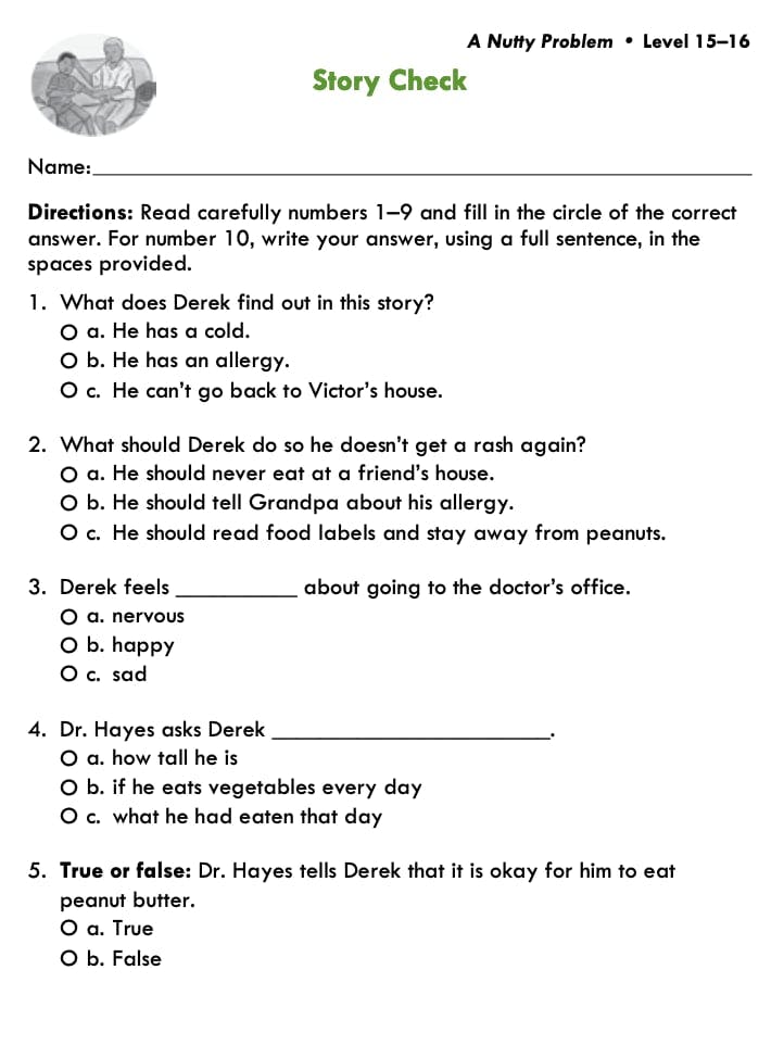 A Story Check Activity