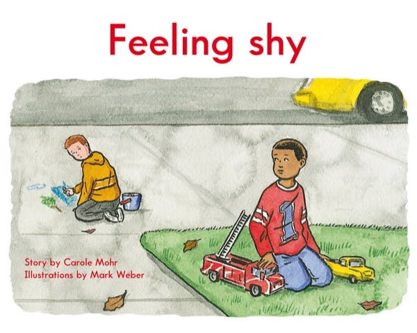 Cover for: Feeling shy