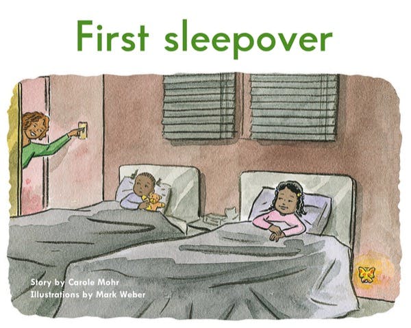 Cover for: First sleepover