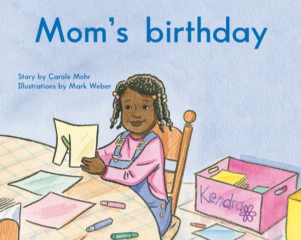 Cover for: Mom's birthday