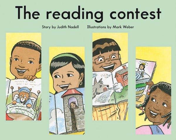 Cover for: The reading contest