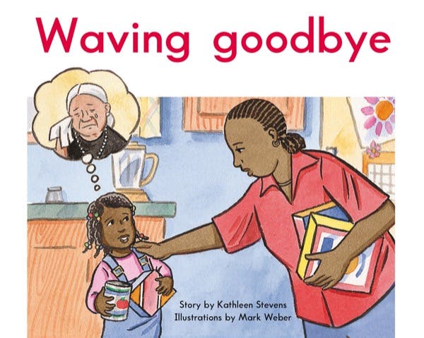 Cover for: Waving goodbye