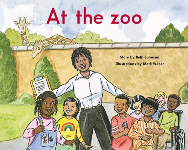 Cover for: At the zoo